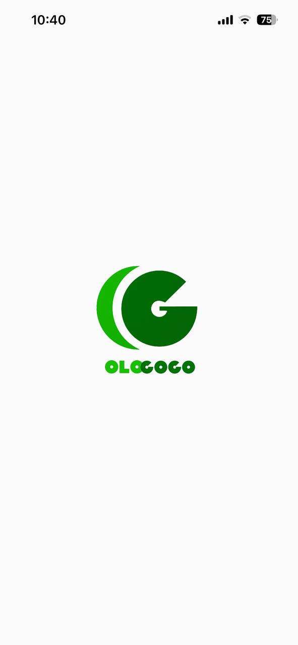 Schermata iniziale dell'app OLOGOGO